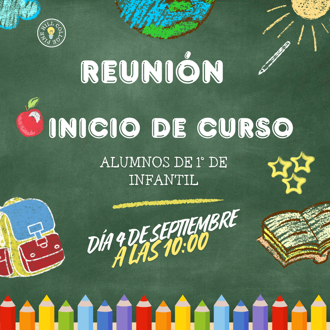REUNIÓN INICIO CURSO INFANTIL